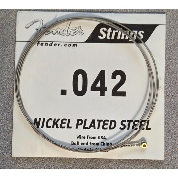 Fender Electric Guitar Strings .024 .042 Nickel Plated Steel Only Read - Picture 3 of 3
